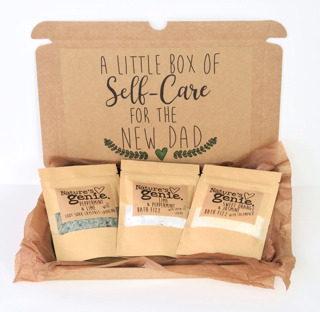 'A Little Box of Self-Care For The New Dad' Set Of 3 Gift set