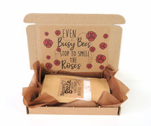 Load image into Gallery viewer, &#39;Even Busy Bees Stop to Smell the Roses&#39; Mini Gift set
