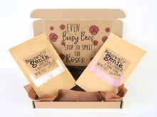 Load image into Gallery viewer, &#39;Even Busy Bees Stop to Smell the Roses&#39; Mini Gift set
