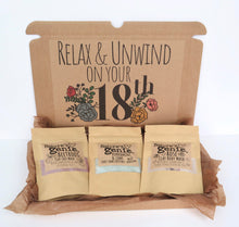 Load image into Gallery viewer, &quot;Relax and Unwind on your 18th&quot; Gift Set (Pick &amp; Mix)
