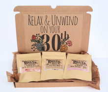 Load image into Gallery viewer, &quot;Relax and Unwind on your 30th&quot; Gift Set (Pick &amp; Mix)
