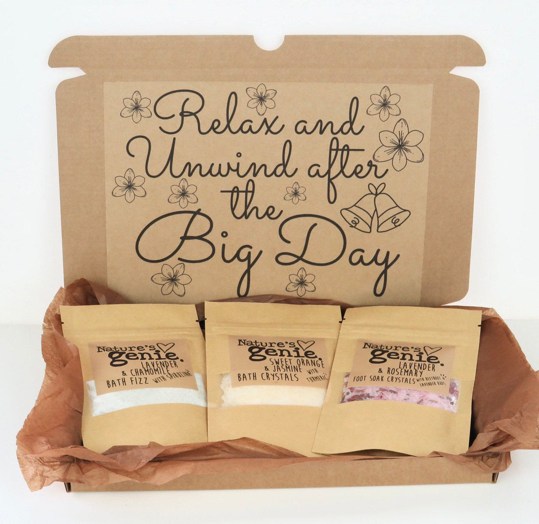 'Relax and Unwind after the Big Day' Set of 3 Gift set