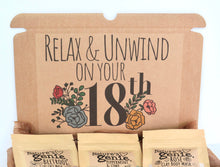 Load image into Gallery viewer, &quot;Relax and Unwind on your 18th&quot; Gift Set (Pick &amp; Mix)
