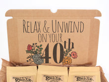 Load image into Gallery viewer, &quot;Relax and Unwind on your 40th&quot; Gift Set (Pick &amp; Mix)
