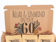 Load image into Gallery viewer, &quot;Relax and Unwind on your 60th&quot; Gift Set (Pick &amp; Mix)
