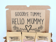 Load image into Gallery viewer, &#39;Goodbye Tummy, Hello Mummy&#39; Set Of 3 Gift set
