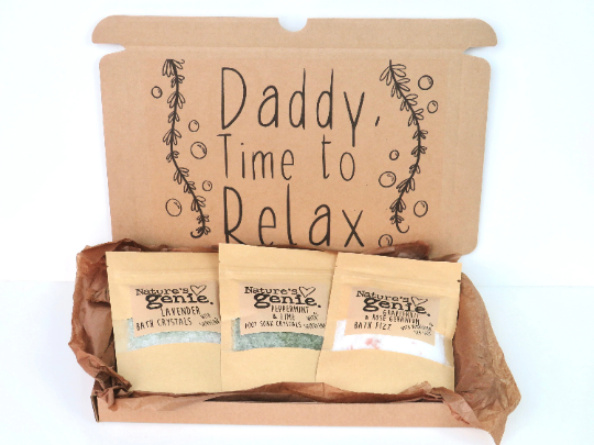 'Daddy, Time to Relax' Set Of 3 Gift set