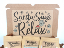 Load image into Gallery viewer, &#39;Santa Says Relax&#39; Set Of 3 Gift set
